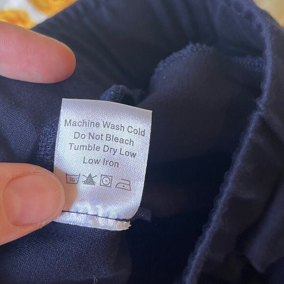 Tuckernuck Pull-On Navy Blue Buttery Soft Jersey Shorts - Picture 4 of 5